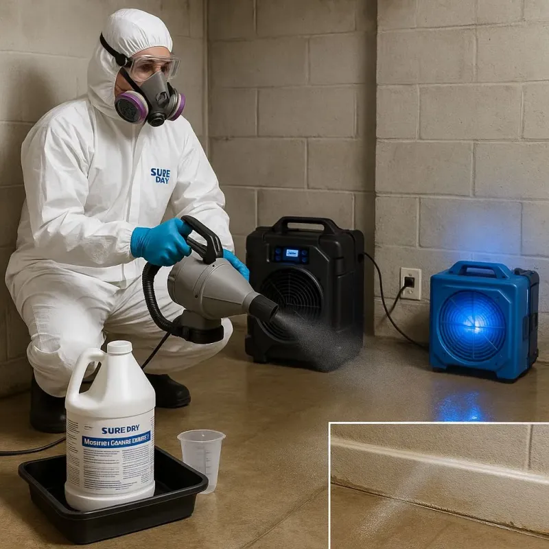 Sanitization and Odor Removal process in Lockney, TX